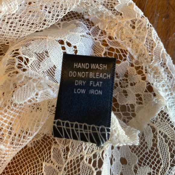 Womens Lace See Through Blouse - Picture 7 of 9